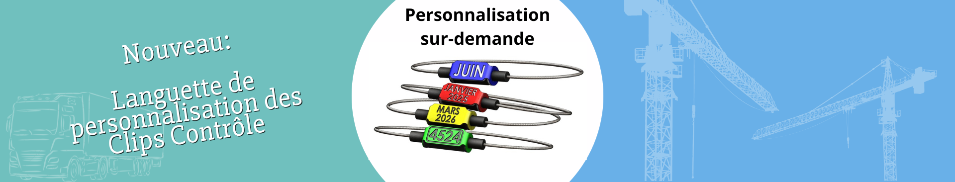 Languette de personnalisation des Clips Controle
